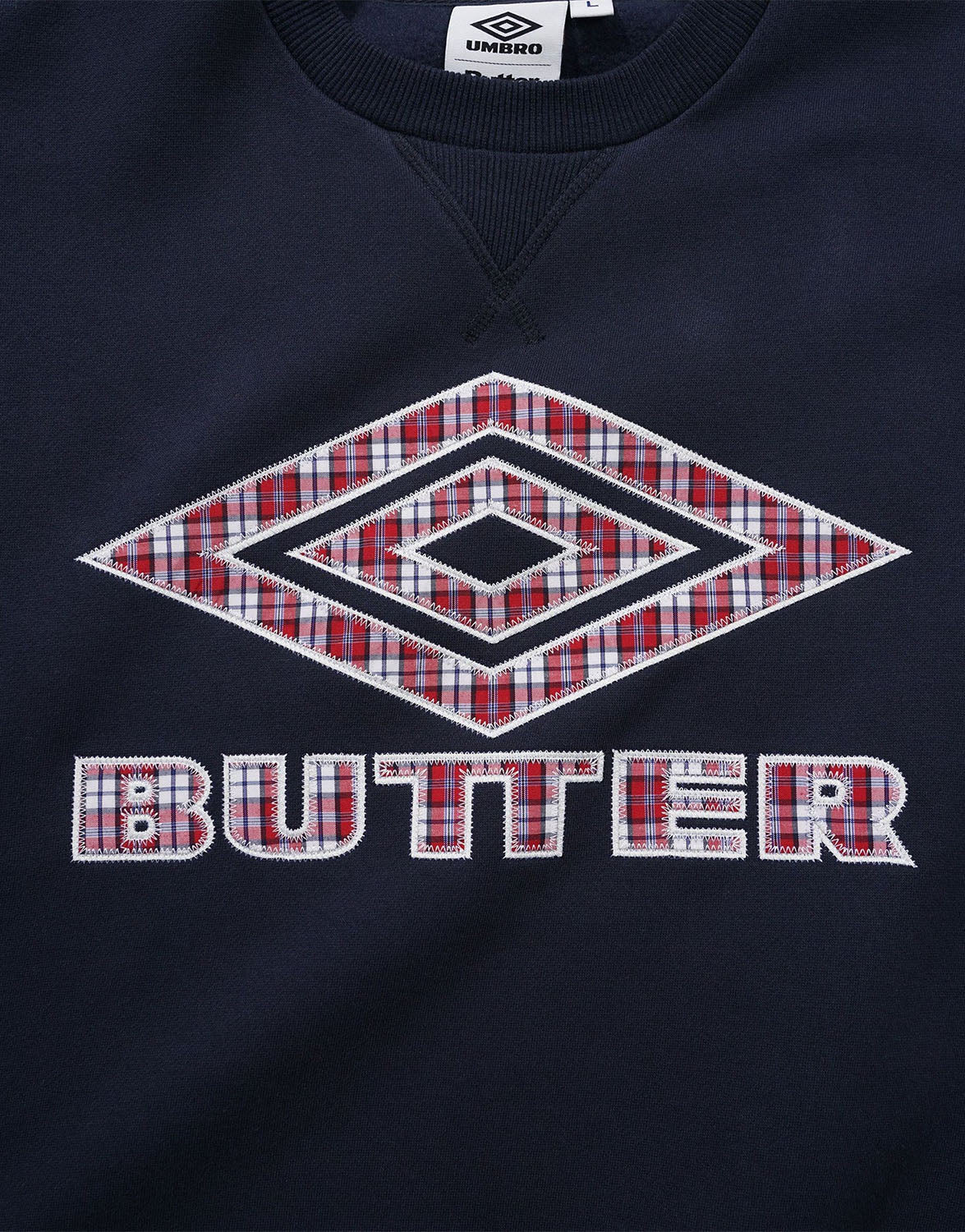 Butter X Umbro Diamond Applique Crewneck