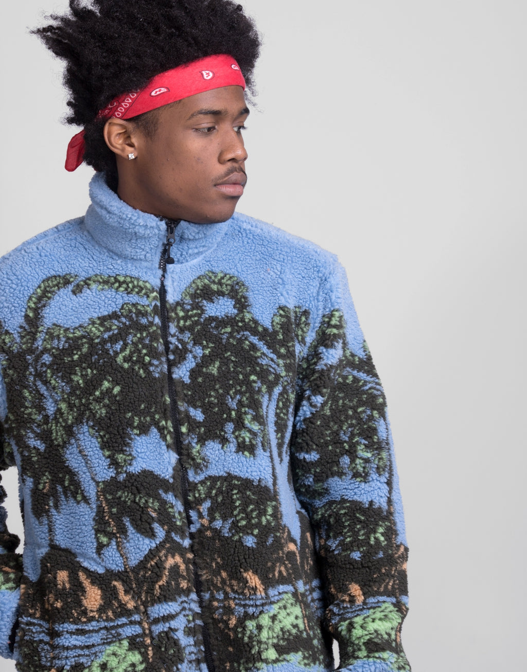 Hawaiian Jacquard Mock
