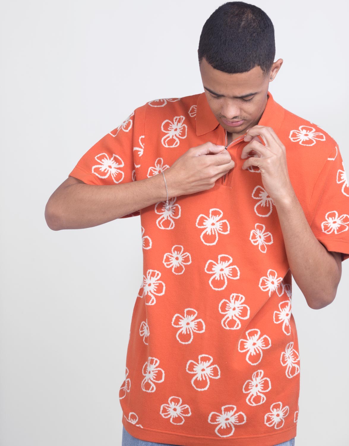 Butter Goods Flower Zip Polo – Streetammo