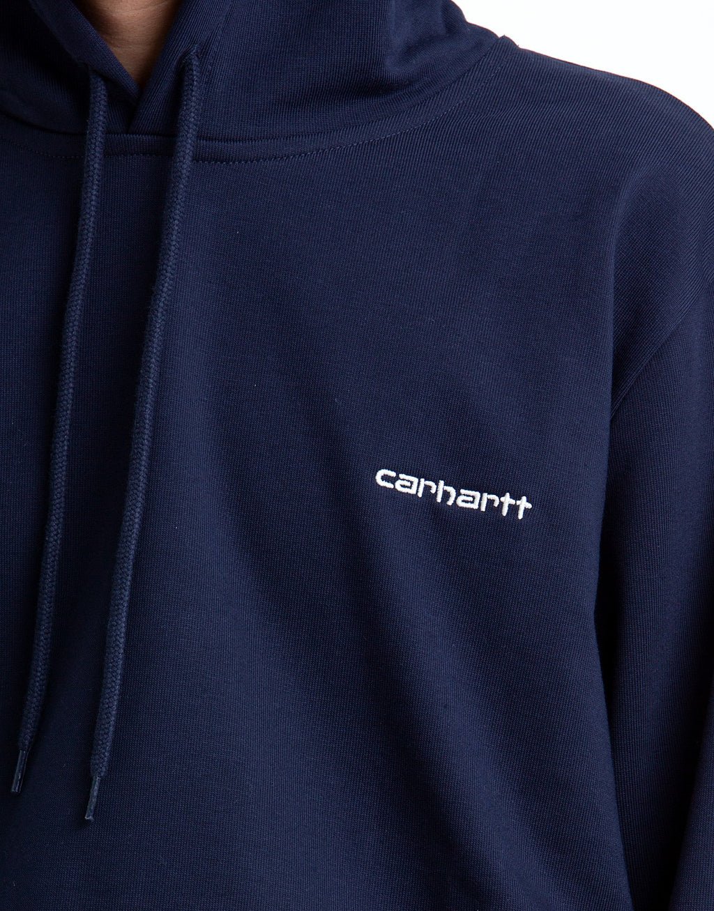 Hooded Script Embroidery Sweat