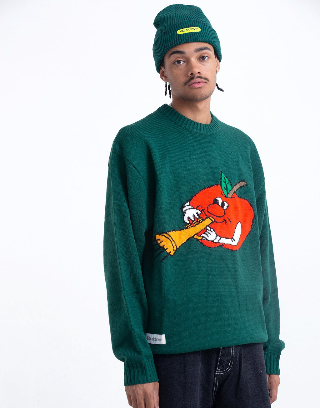 Apple Knitted Sweat Shirt