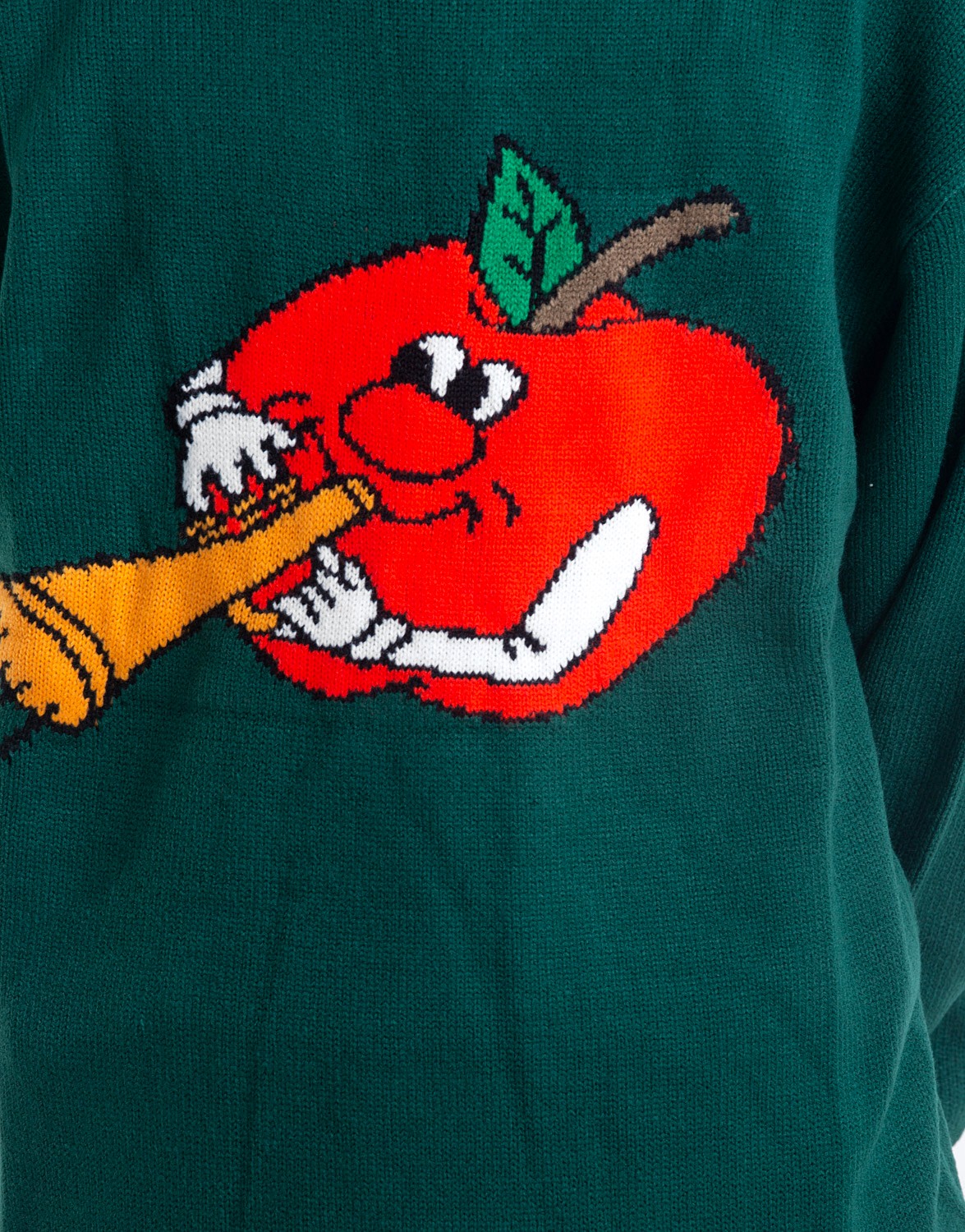 Apple Knitted Sweat Shirt
