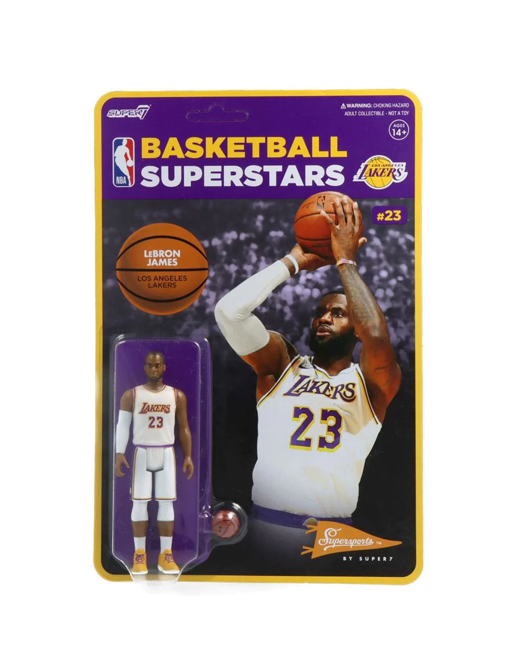 LeBron James Alternate Jersey (Lakers) - NBA - ReAction Figure