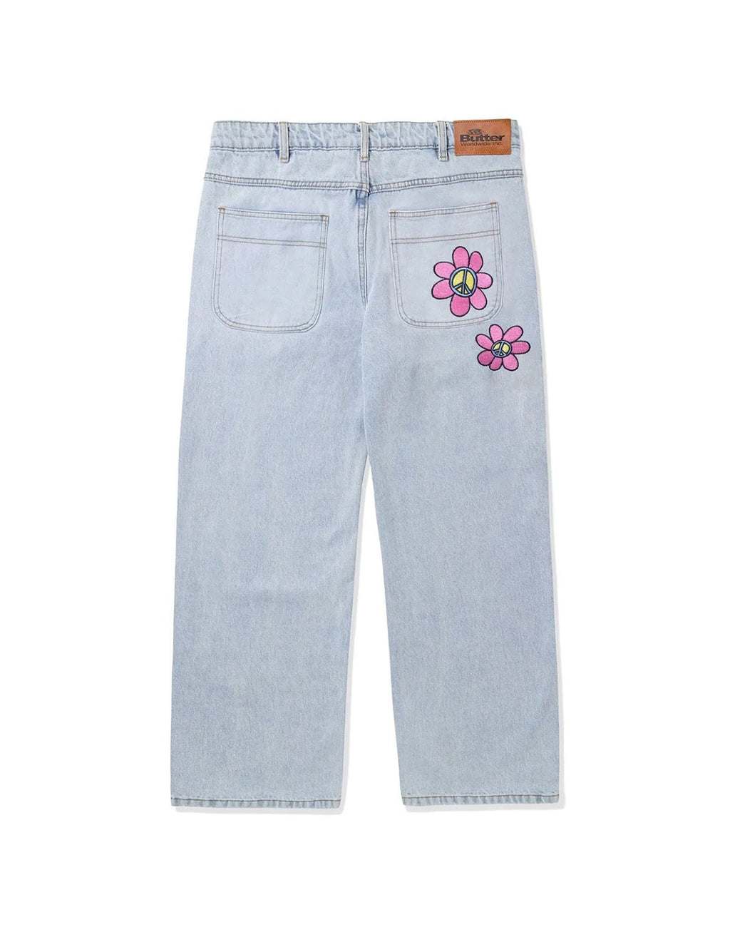 Flower Denim Jeans