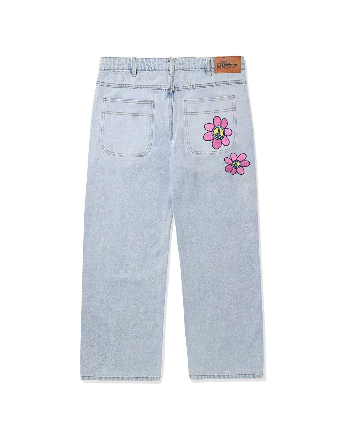 Flower Denim Jeans