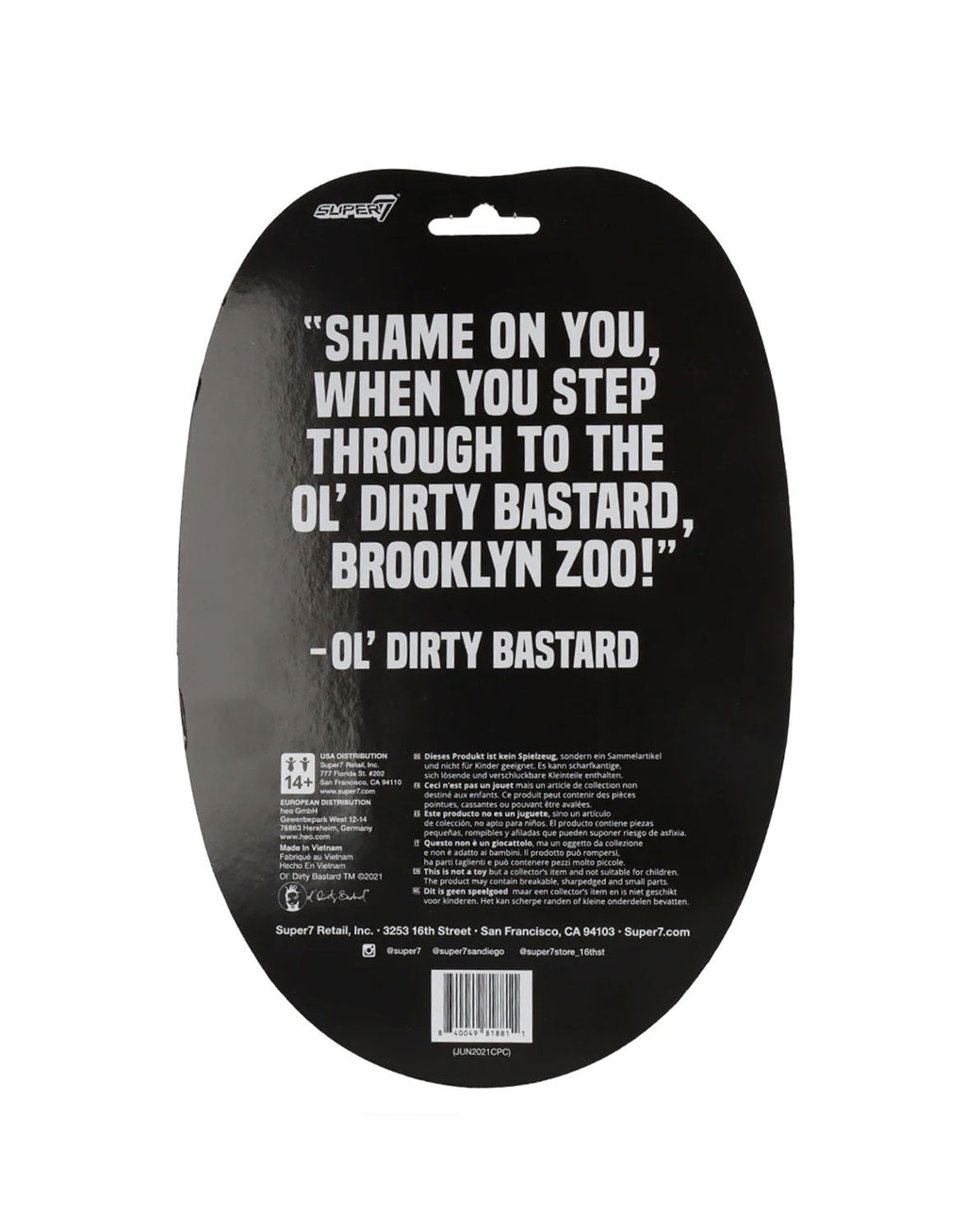 ODB Brooklyn Zoo (Wu-Tang Clan) - ReAction figure