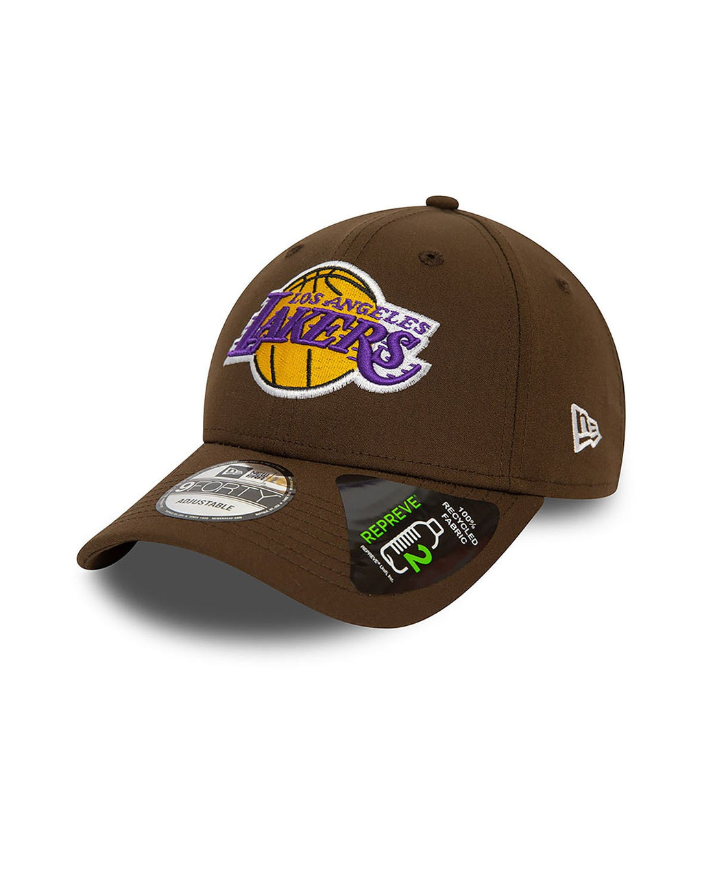 LA Lakers NBA Repreve Brown 9Forty Adjustable Cap