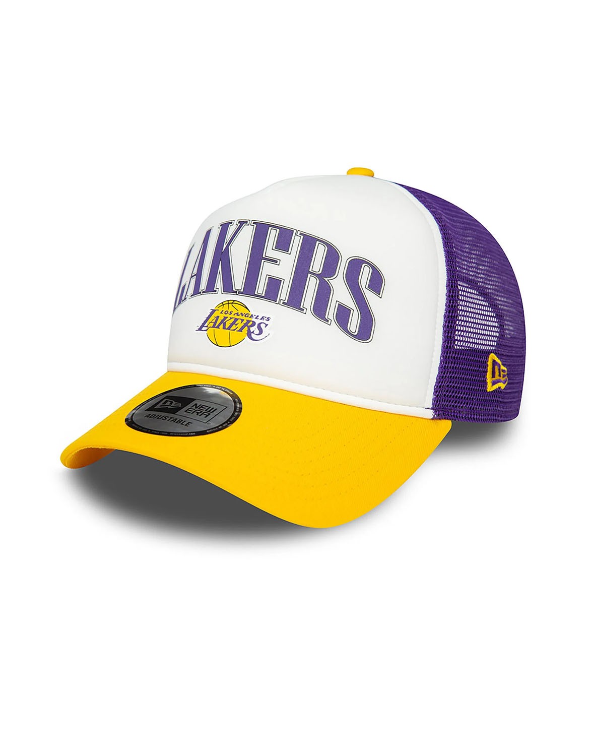 LA Lakers NBA Retro Purple E-Frame Trucker Cap