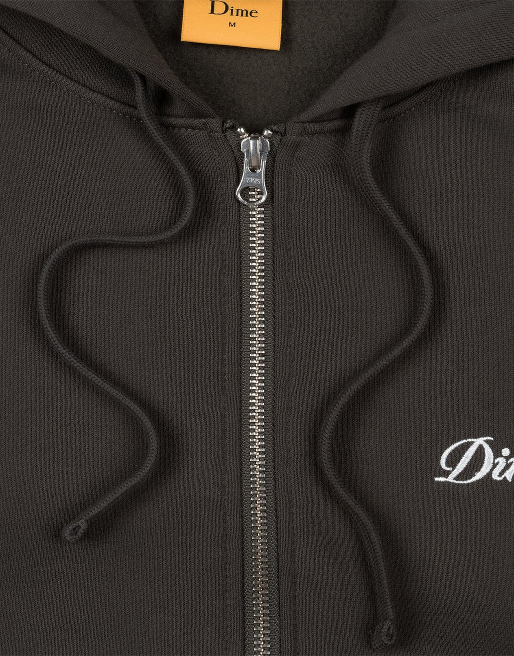 Cursive Small Logo Zip Hoodie