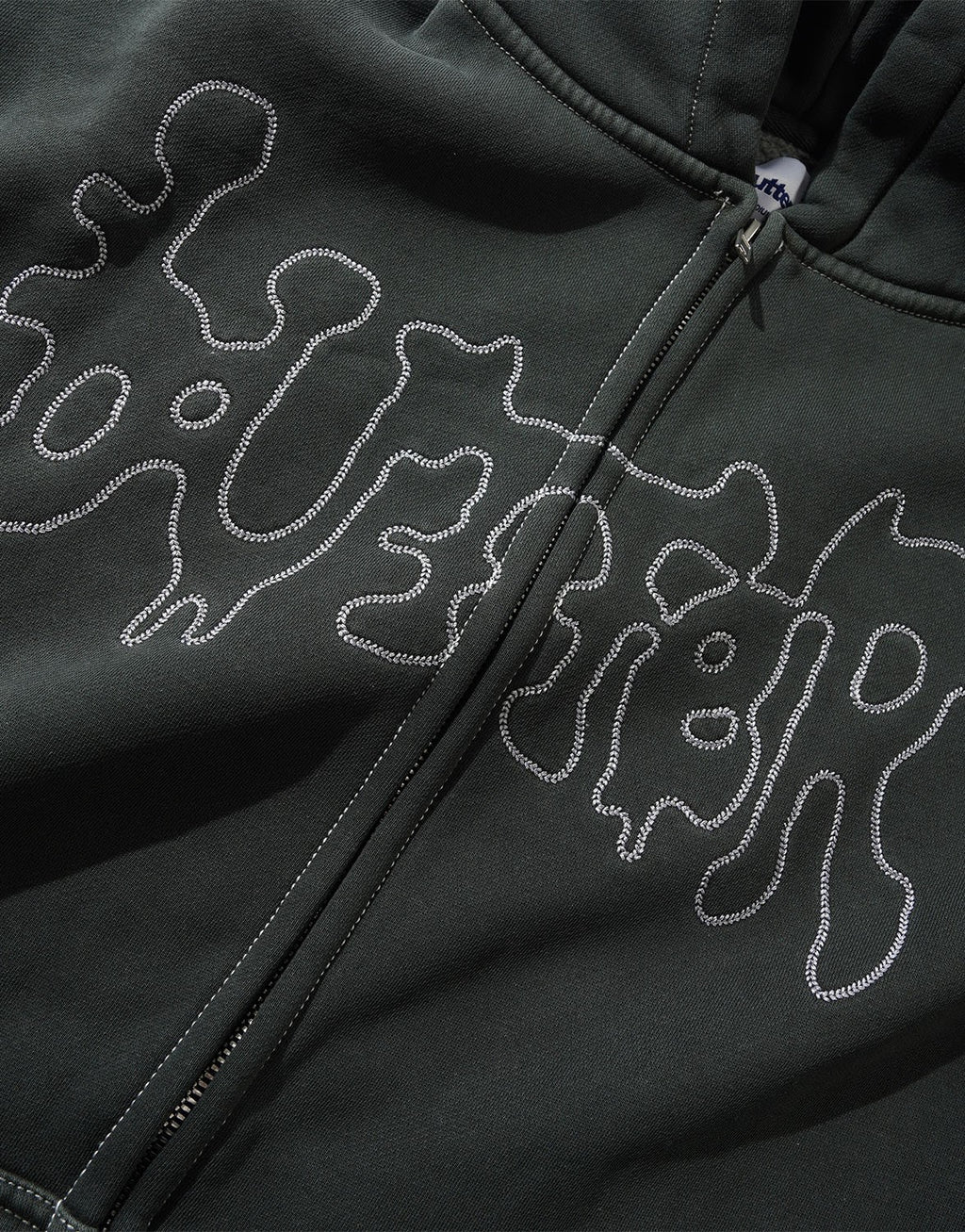 Blotch Zip-Thru Hood