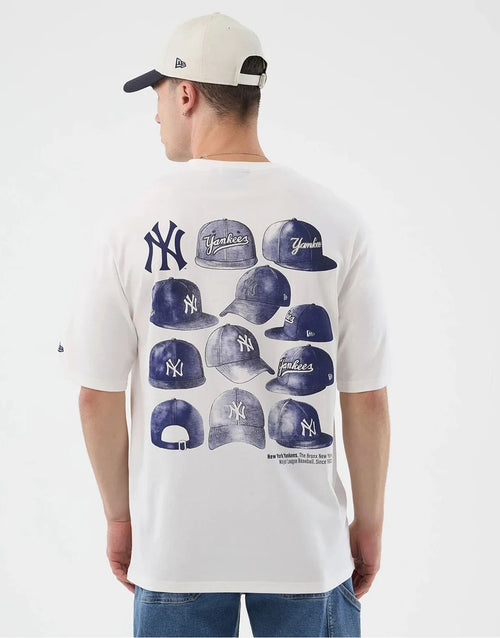 New York Yankees MLB Cap Graphic Oversized T-Shirt