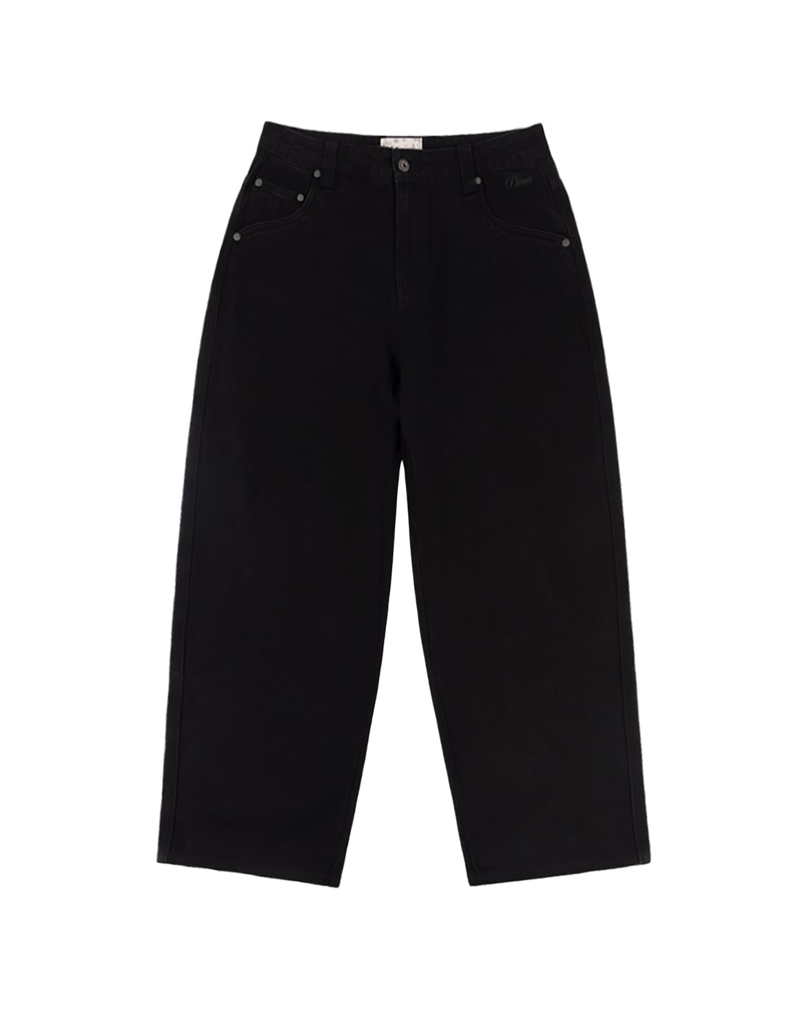 Baggy Denim Pants BLACK