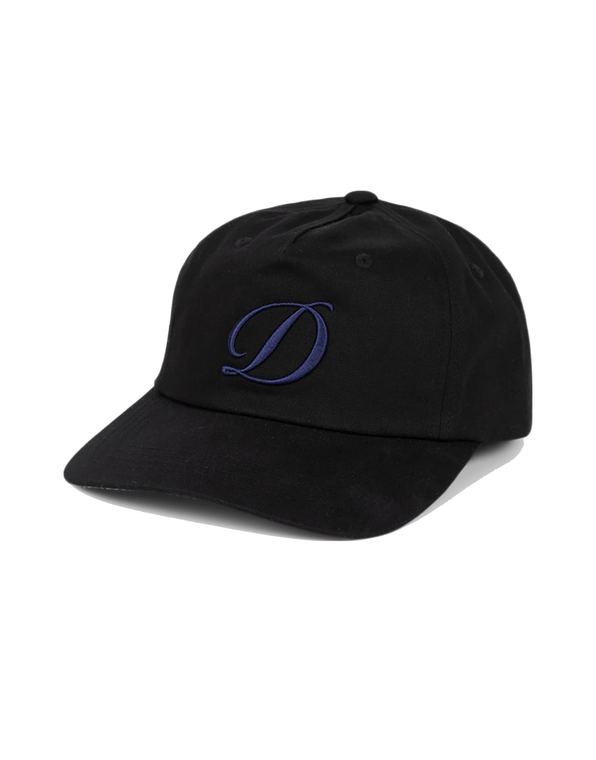 Cursive D Worker Cap BLACK