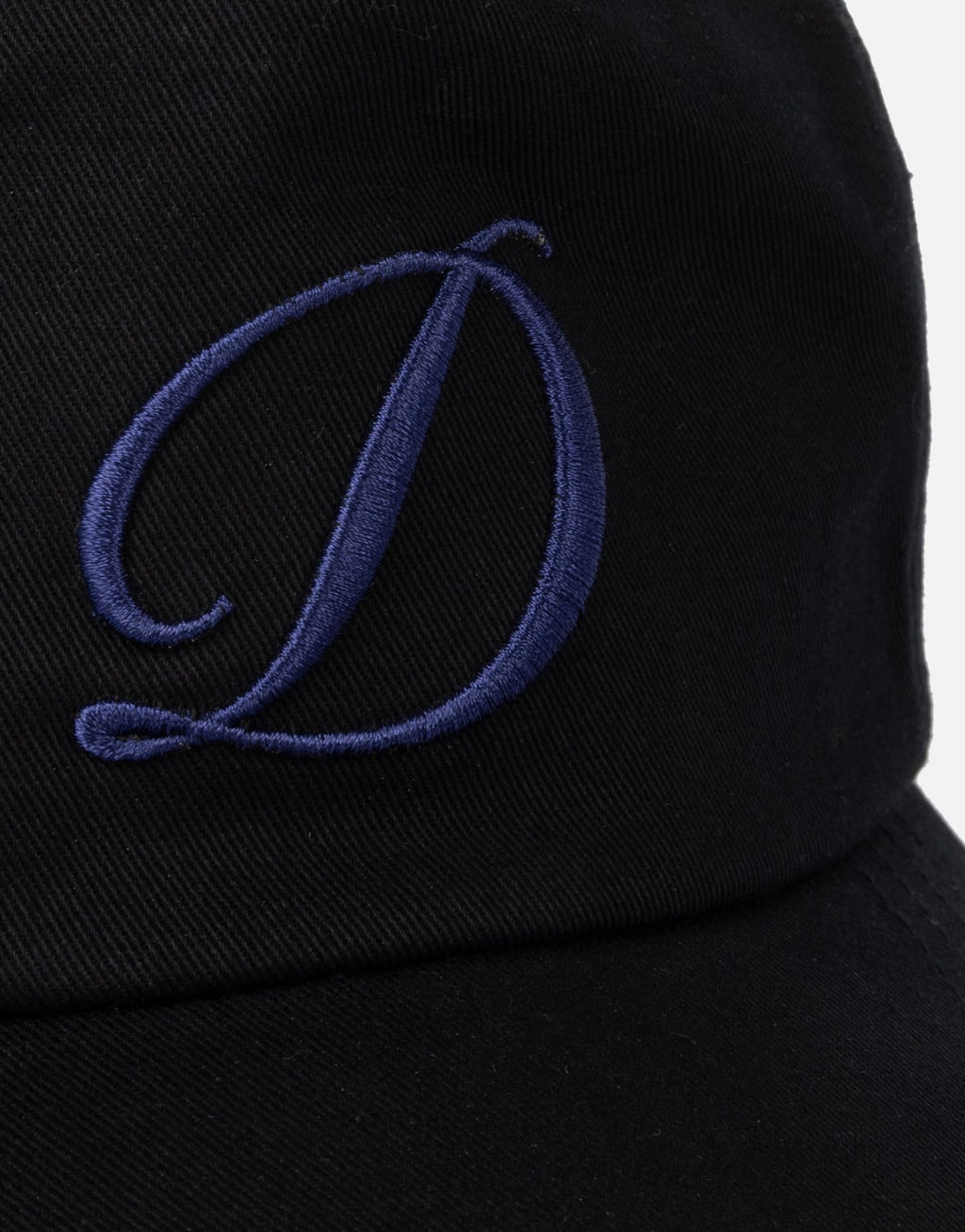 Cursive D Worker Cap BLACK