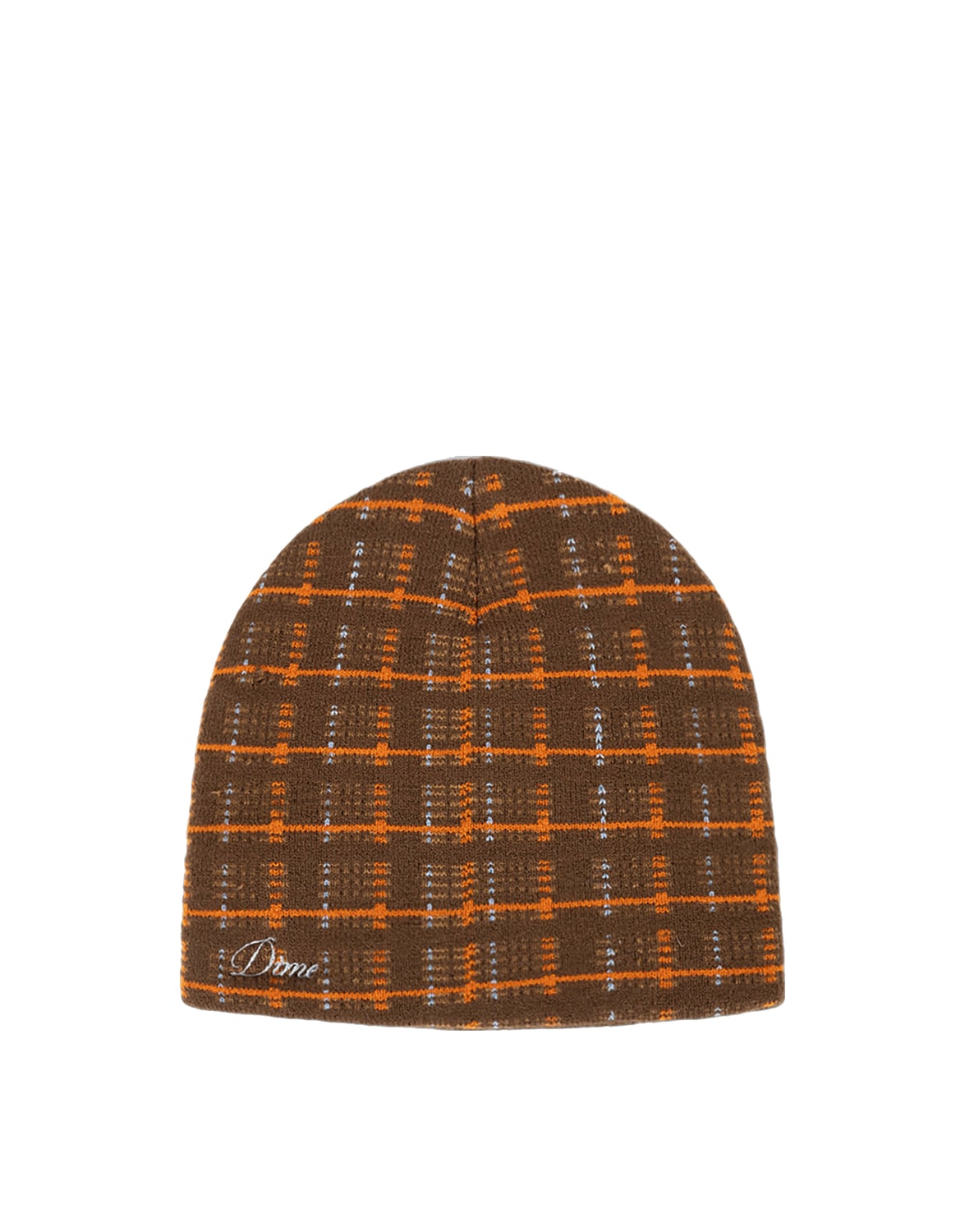 Super Plaid Skully BROWN MULTI
